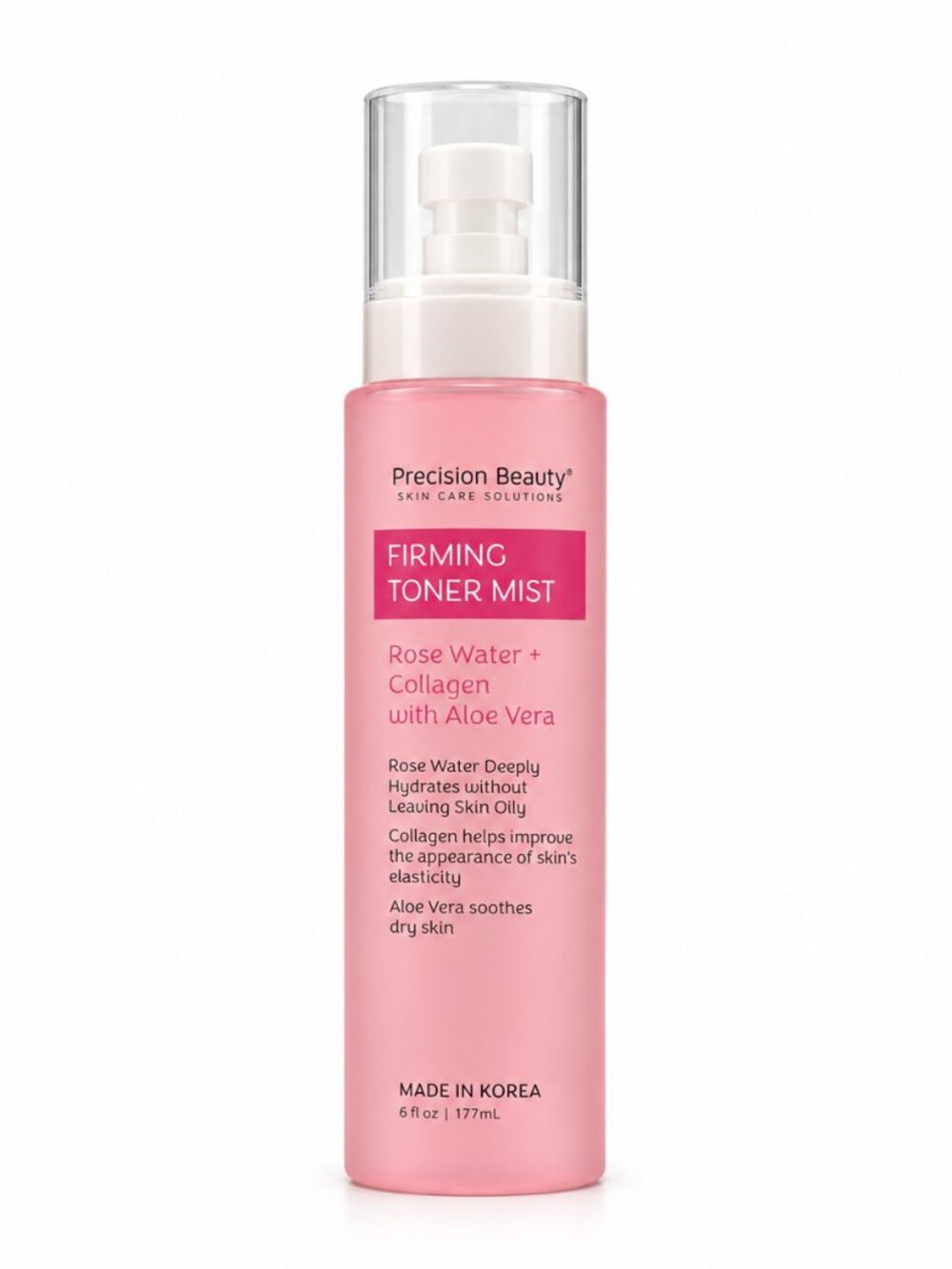 Precision Beauty Firming Toner Mist with Rose Water, Collagen & Aloe Vera, Hydra